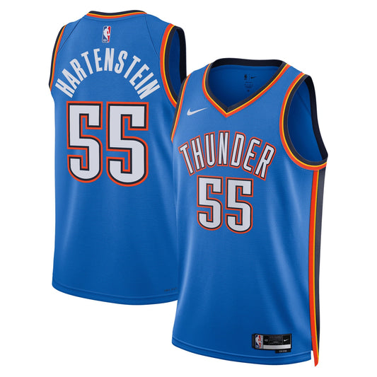 Unisex Oklahoma City Thunder Isaiah Hartenstein Nike Blue product image 1