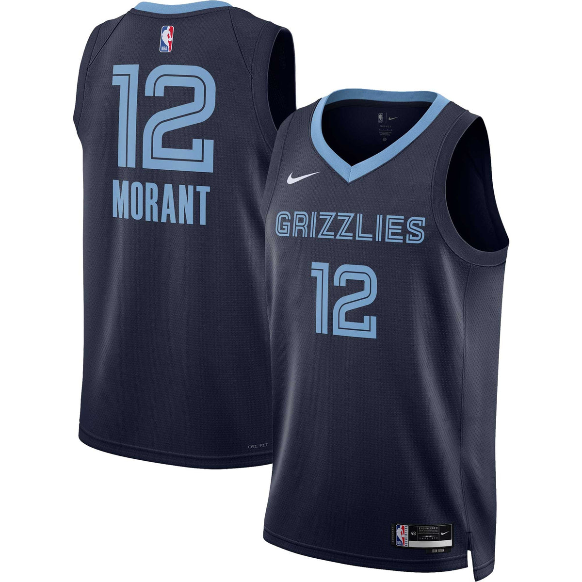 Unisex Memphis Grizzlies Ja Morant Nike Navy Swingman product image 1