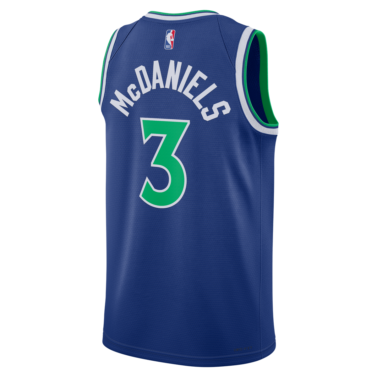 Unisex Minnesota Timberwolves Jaden McDaniels Nike Blue product image 4