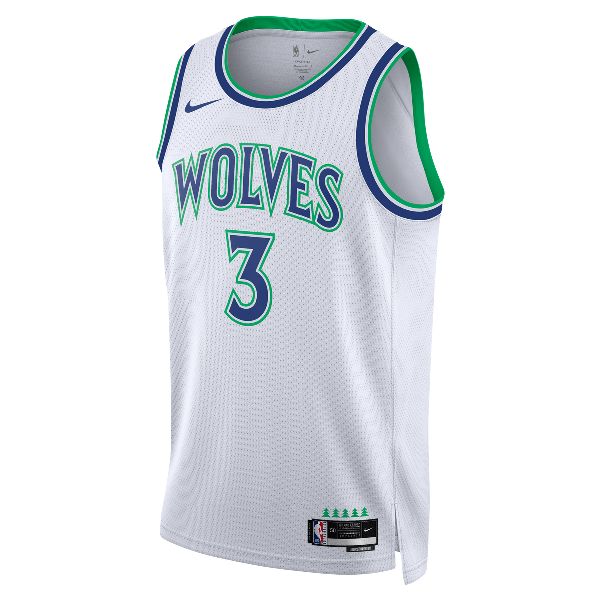 Unisex Minnesota Timberwolves Jaden McDaniels Nike White product image 3