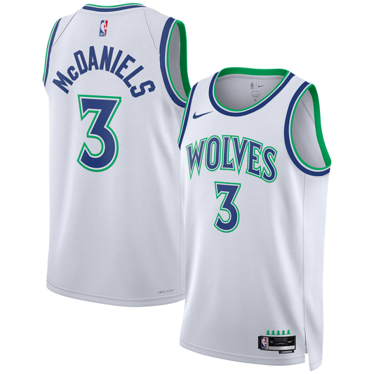 Unisex Minnesota Timberwolves Jaden McDaniels Nike White product image 1