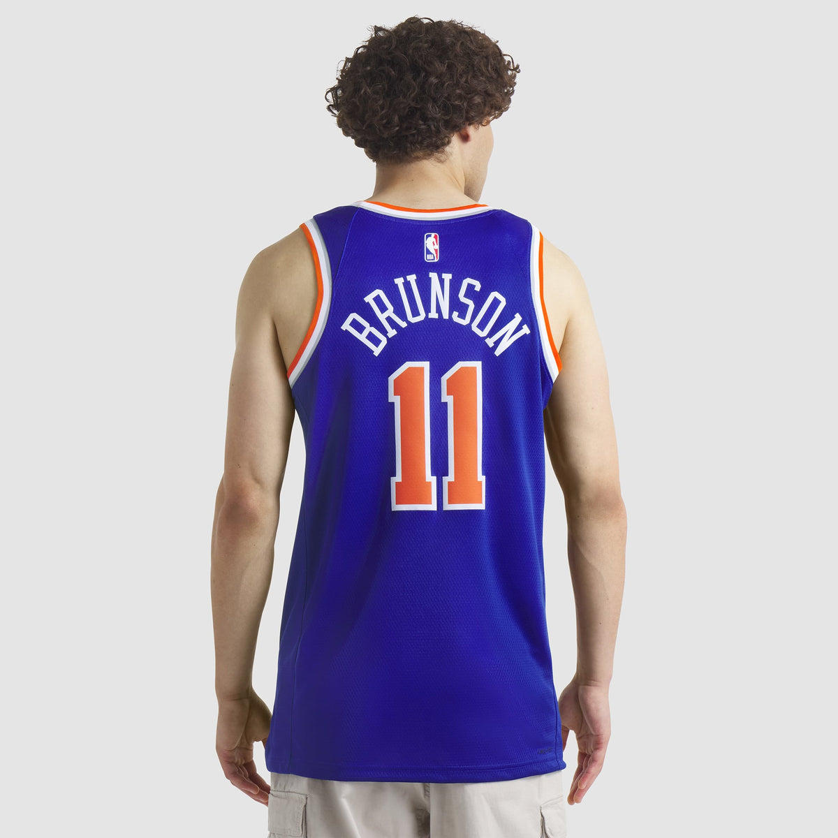 Unisex New York Knicks Jalen Brunson Nike Blue Swingman product image 6