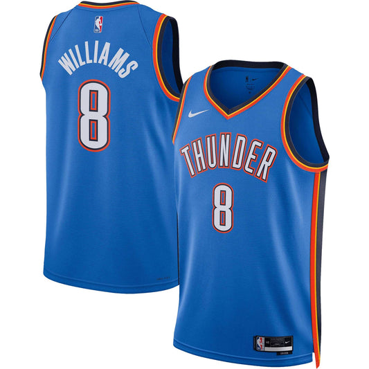 Unisex Oklahoma City Thunder Jalen Williams Nike Blue product image 1