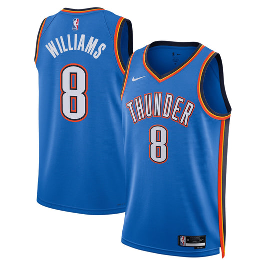 Unisex Oklahoma City Thunder Jalen Williams Nike Blue product image 1
