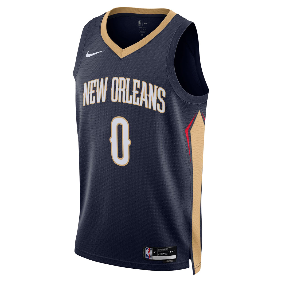 Unisex New Orleans Pelicans Jeremiah Fears Nike Navy product image 3