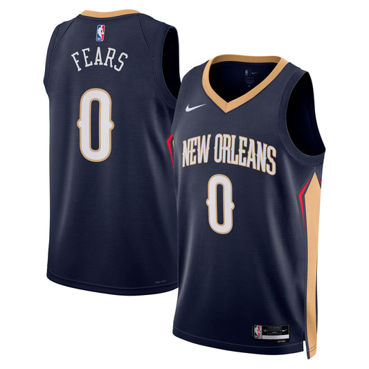 Unisex New Orleans Pelicans Jeremiah Fears Nike Navy product image 1
