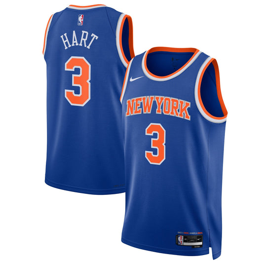 Unisex New York Knicks Josh Hart Nike Blue Swingman Player product image 1