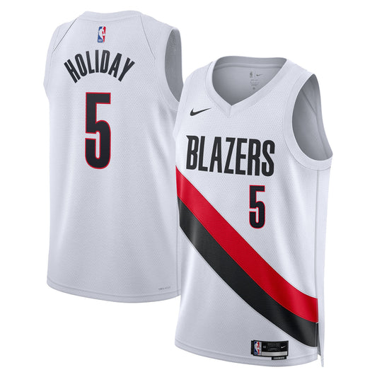 Unisex Portland Trail Blazers Jrue Holiday Nike White product image 1