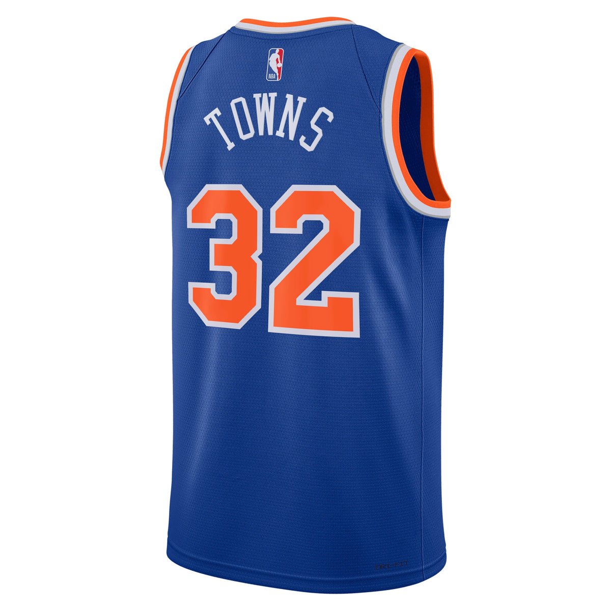 Unisex New York Knicks Karl-Anthony Towns Nike Blue product image 4