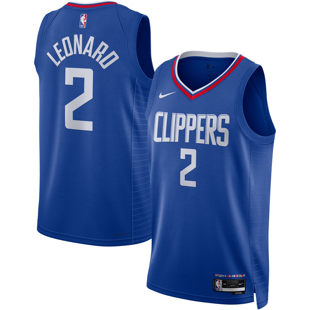 Unisex LA Clippers Kawhi Leonard Nike Royal Swingman Jersey product image 1