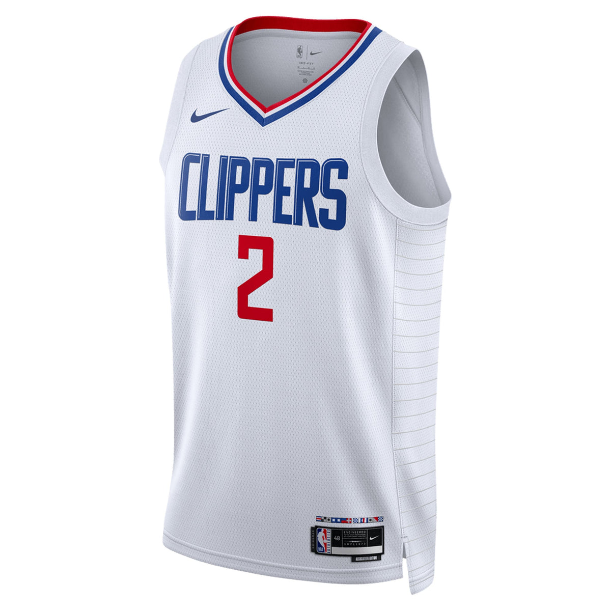 Unisex LA Clippers Kawhi Leonard Nike White Swingman Jersey product image 3
