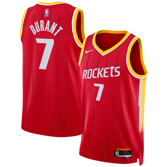 Unisex Houston Rockets Kevin Durant Nike Red Swingman product image 1