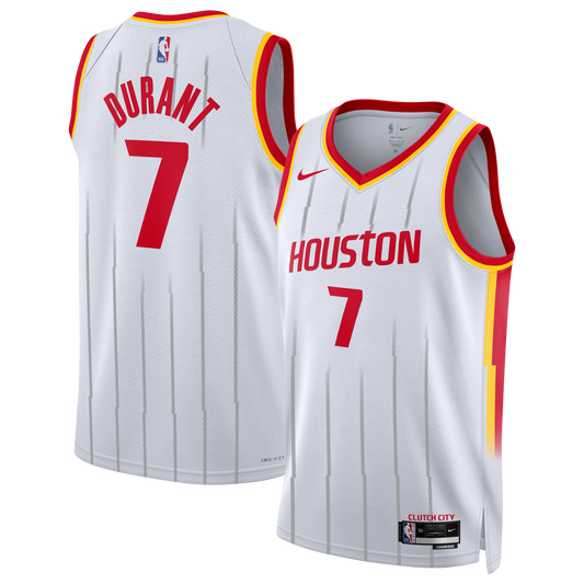 Unisex Houston Rockets Kevin Durant Nike White Swingman product image 1