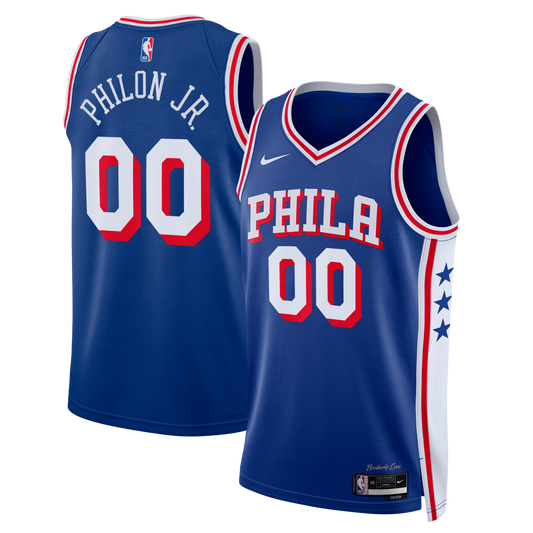 Unisex Philadelphia 76ers Labaron Philon Jr. Nike Royal product image 1