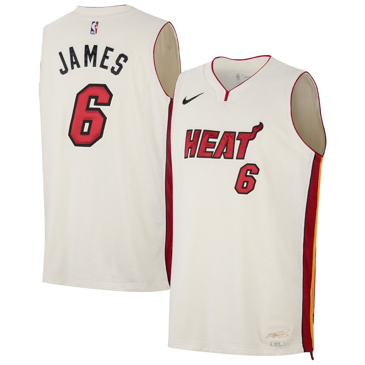 Unisex Miami Heat LeBron James Nike Cream Forever King product image 2