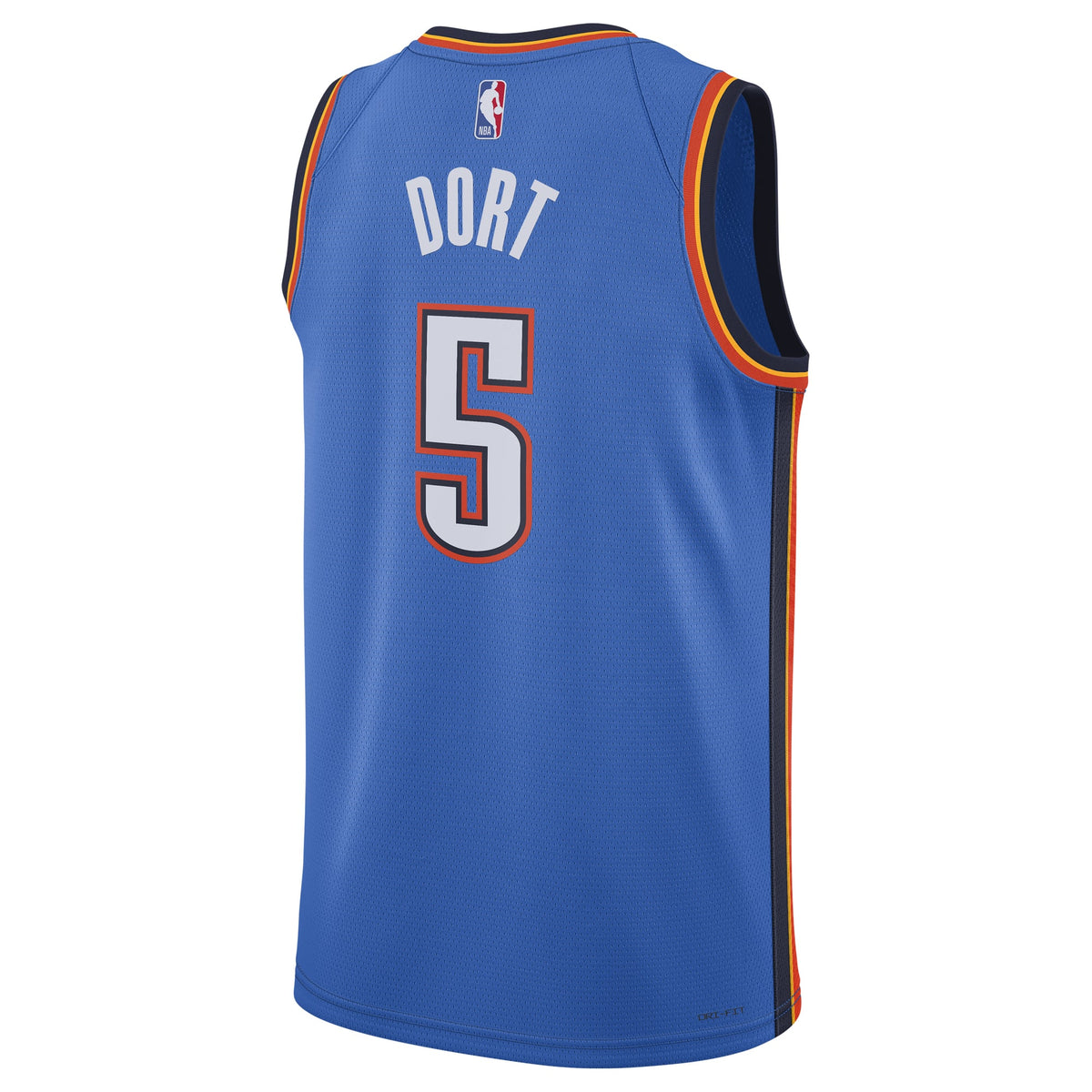 Unisex Oklahoma City Thunder Luguentz Dort Nike Blue product image 4