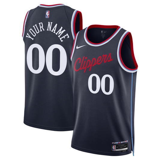 Unisex LA Clippers Nike Navy Swingman Custom Jersey - Icon product image 1