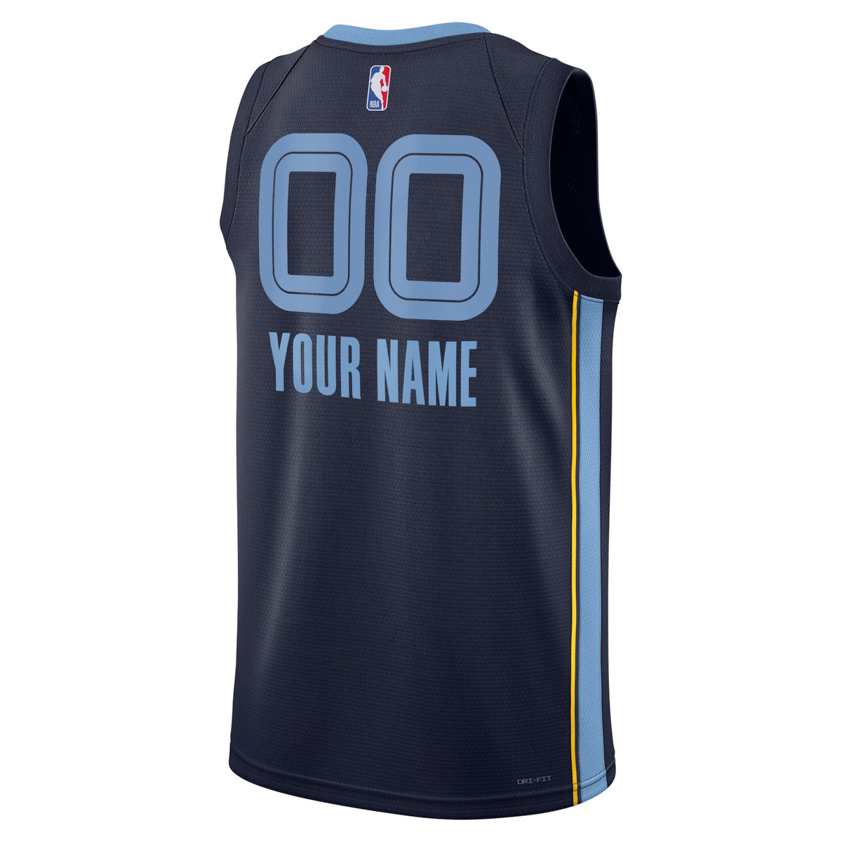 Unisex Memphis Grizzlies Nike Navy Swingman Custom Jersey product image 4