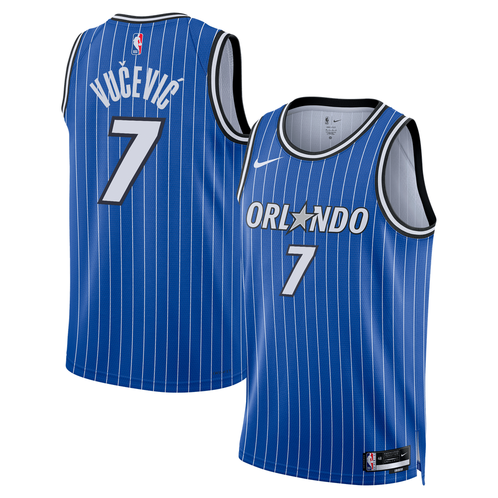 Unisex Orlando Magic Nikola Vučević Nike Blue Swingman