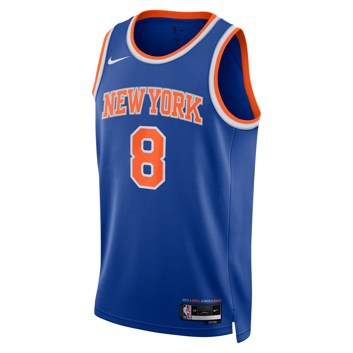 Unisex New York Knicks OG Anunoby Nike Blue 2026 NBA Finals product image 3