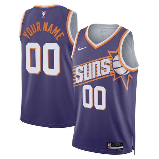 Unisex Phoenix Suns Nike Purple Swingman Custom Jersey product image 1