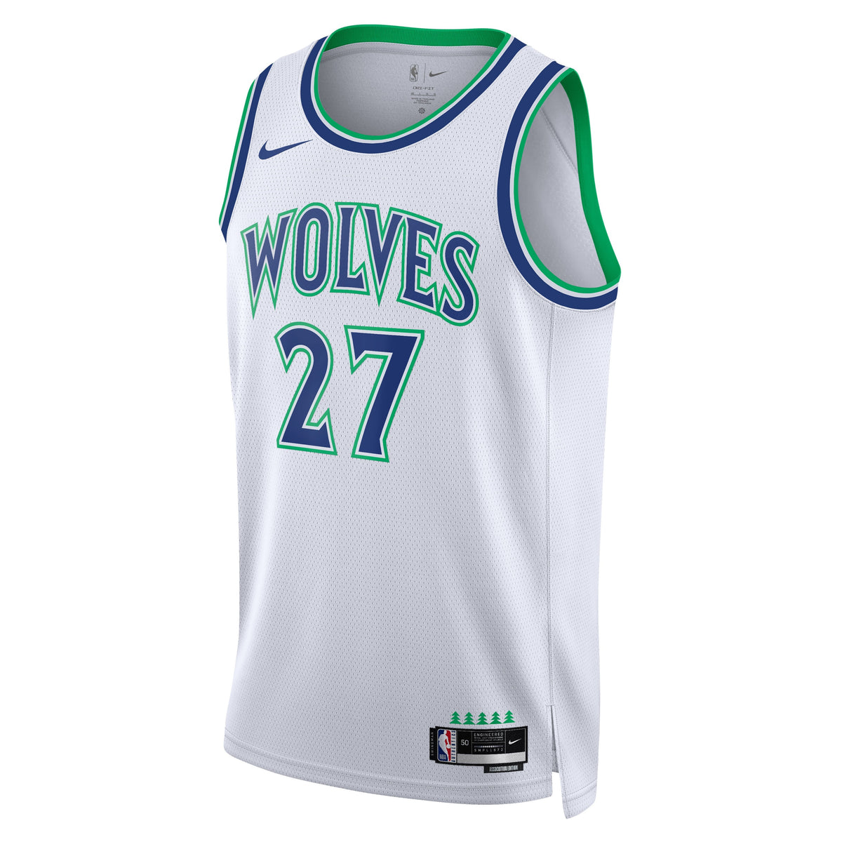 Unisex Minnesota Timberwolves Rudy Gobert Nike White product image 3