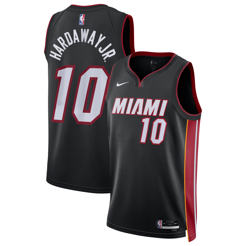 Unisex Miami Heat Tim Hardaway Jr. Nike Black Swingman