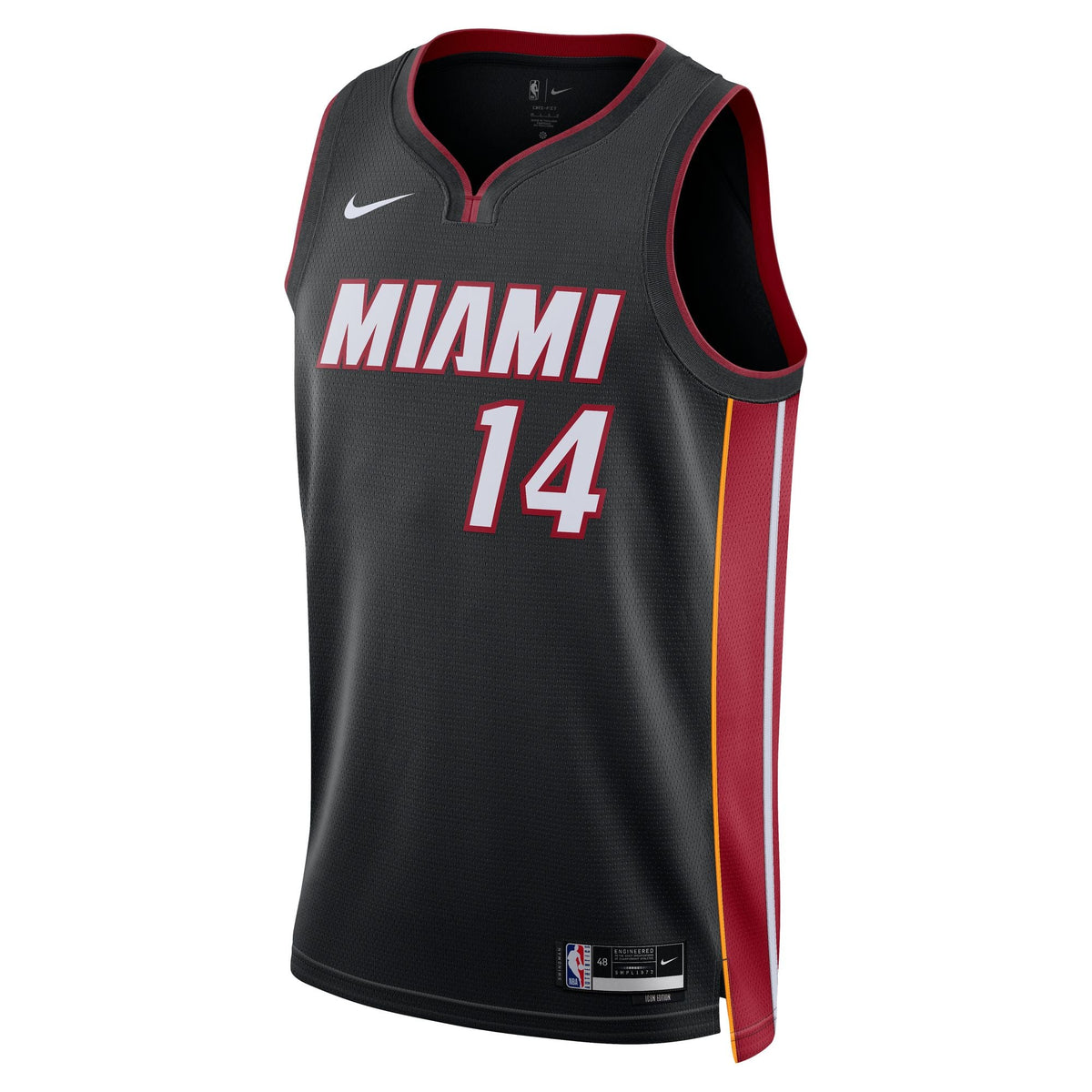 Unisex Miami Heat Tyler Herro Nike Black Swingman Jersey product image 3