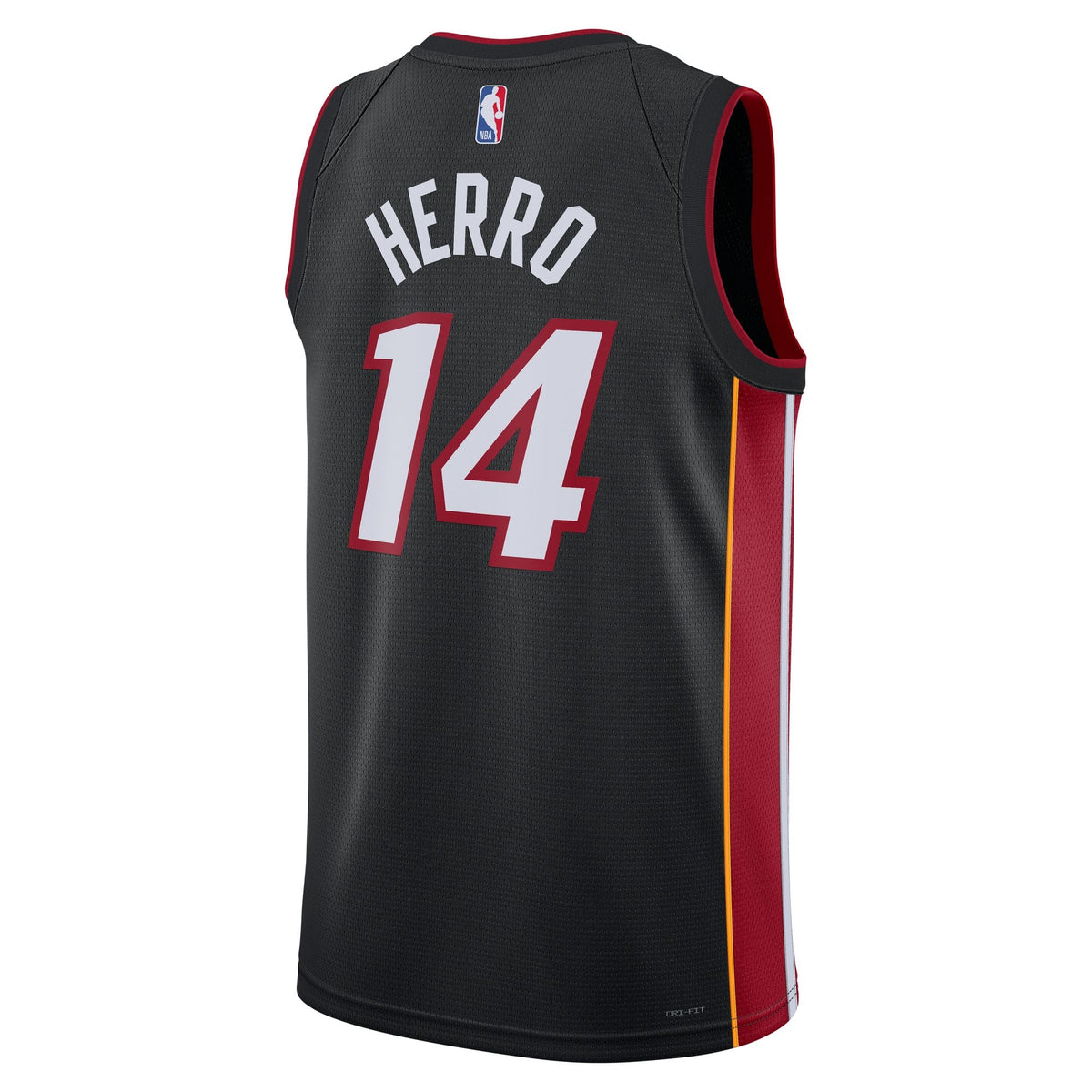 Unisex Miami Heat Tyler Herro Nike Black Swingman Jersey product image 4