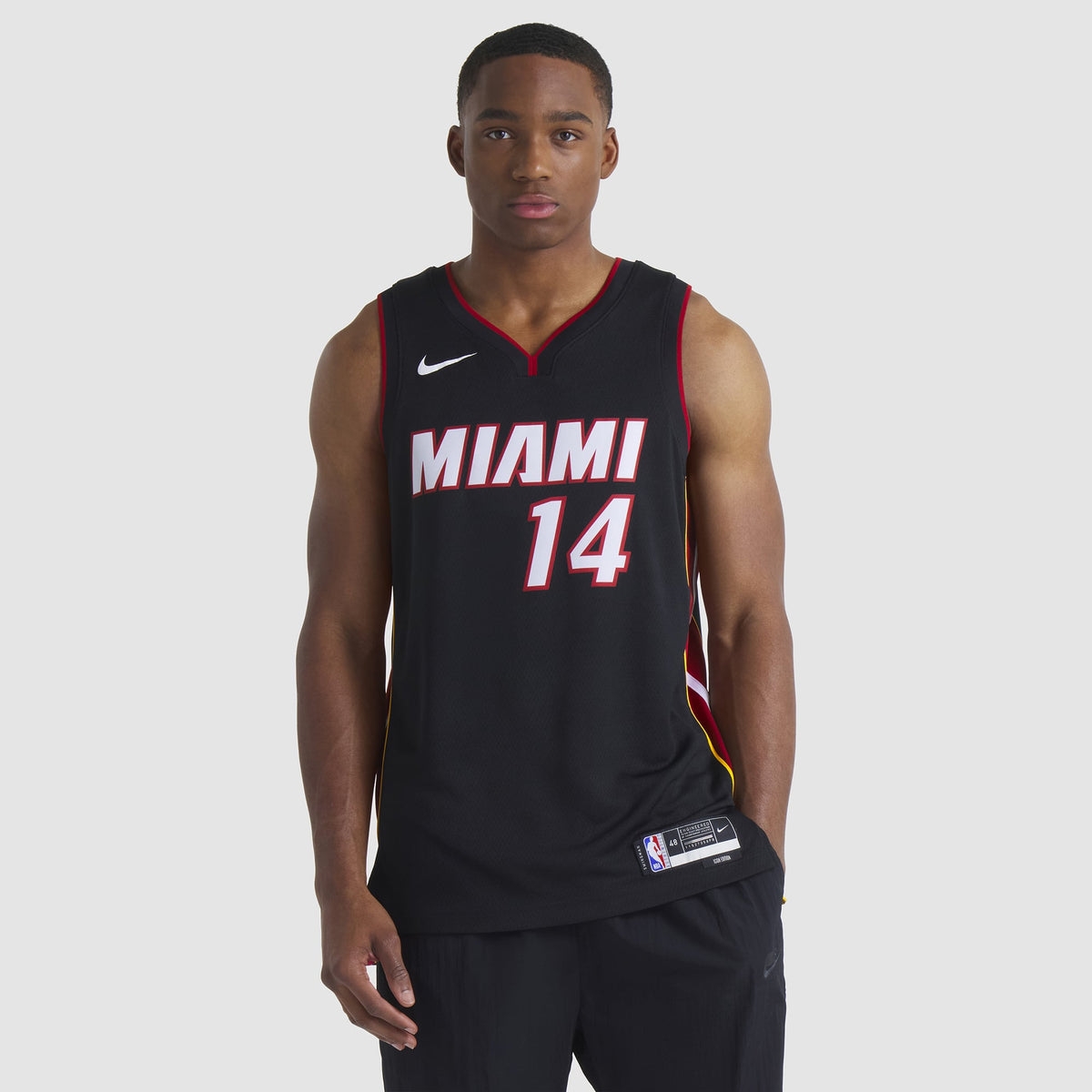Unisex Miami Heat Tyler Herro Nike Black Swingman Jersey product image 5