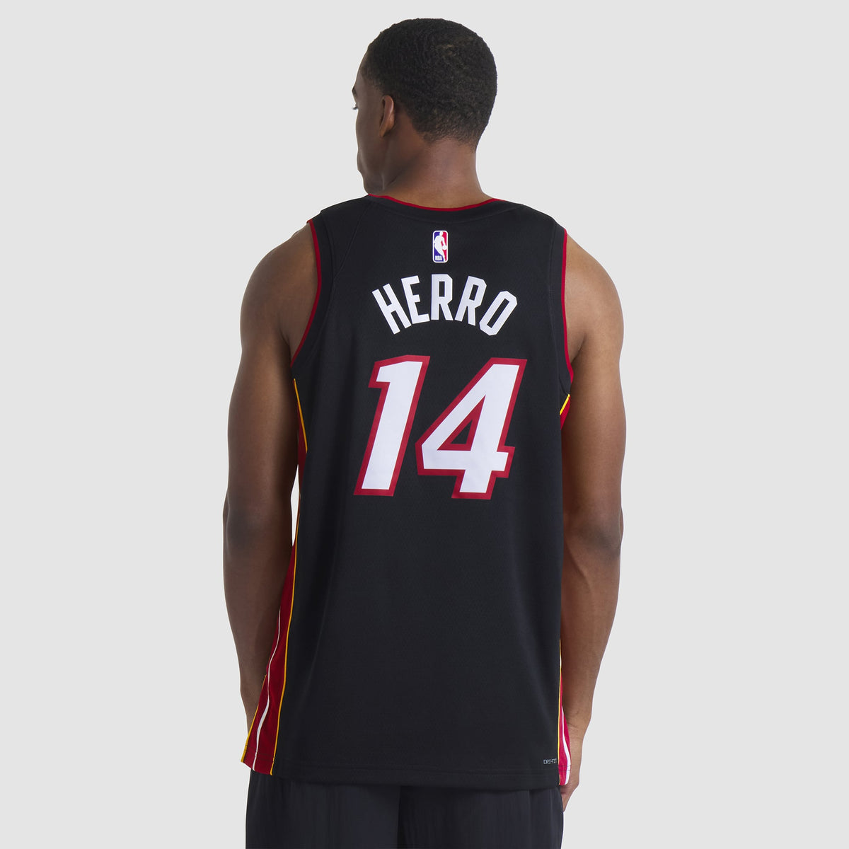 Unisex Miami Heat Tyler Herro Nike Black Swingman Jersey product image 6