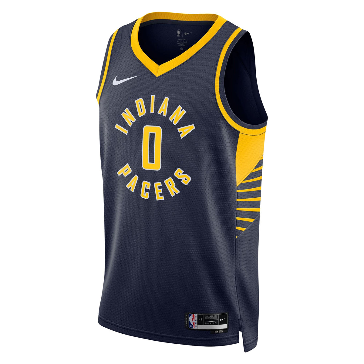 Unisex Indiana Pacers Tyrese Haliburton Nike Navy Swingman product image 3
