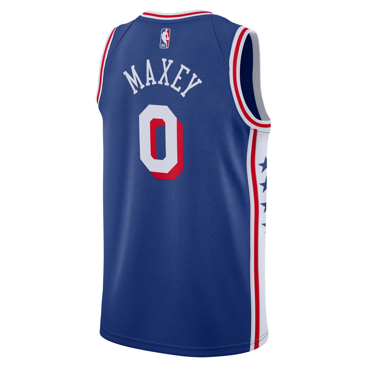 Unisex Philadelphia 76ers Tyrese Maxey Nike Royal Swingman product image 4