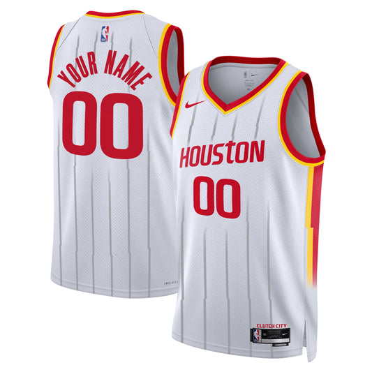 Unisex Houston Rockets Nike White Swingman Custom Jersey product image 1