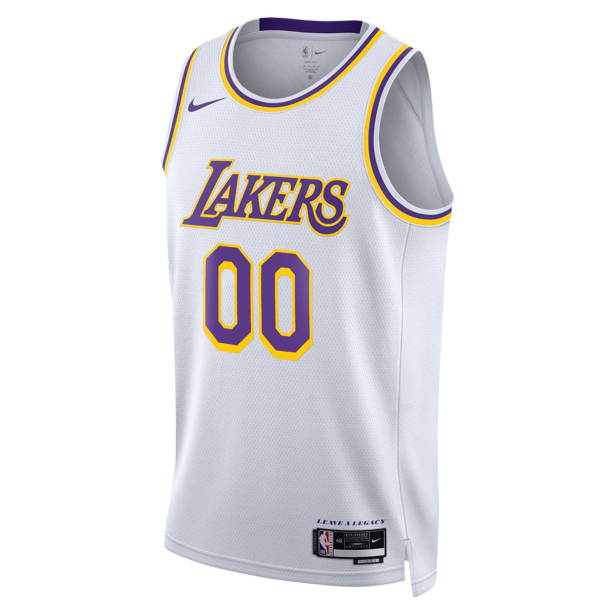 Unisex Los Angeles Lakers Nike White Swingman Custom Jersey product image 3