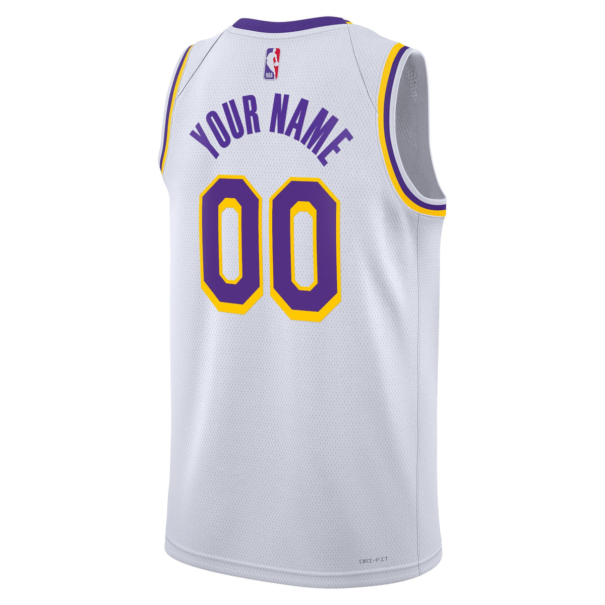 Unisex Los Angeles Lakers Nike White Swingman Custom Jersey product image 4