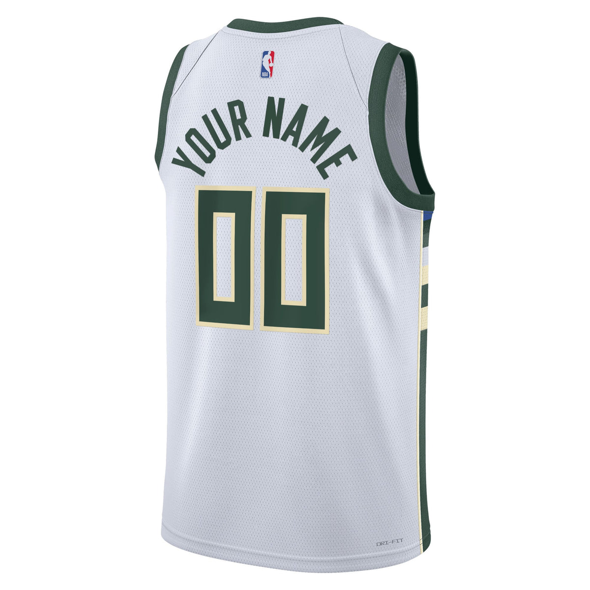 Unisex Milwaukee Bucks Nike White Swingman Custom Jersey product image 4
