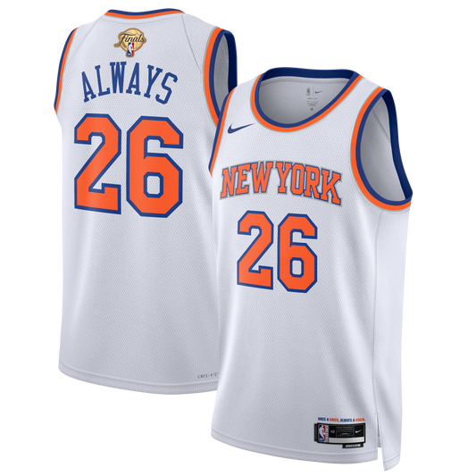 Unisex New York Knicks Nike White 2026 NBA Finals Champions product image 1