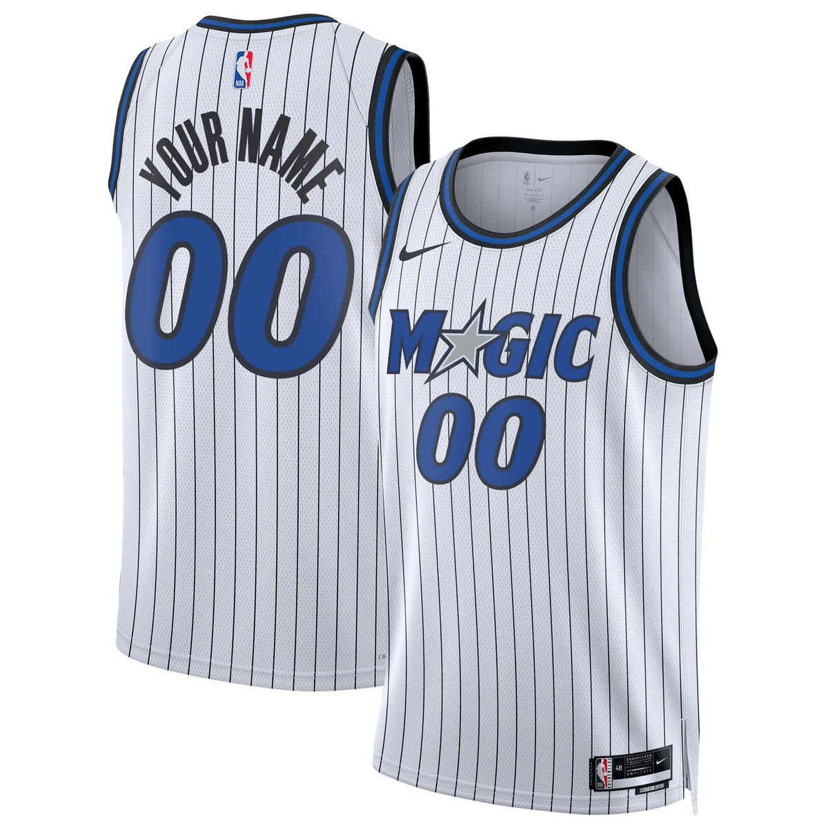 Unisex Orlando Magic Nike White Swingman Custom Jersey product image 1