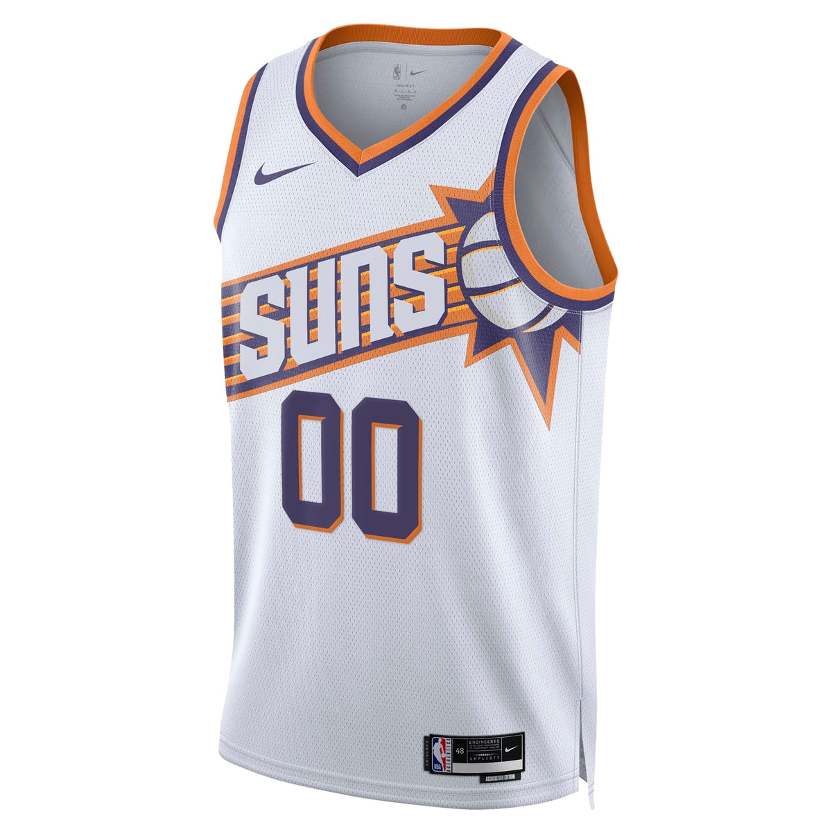 Unisex Phoenix Suns Nike White Swingman Custom Jersey product image 3