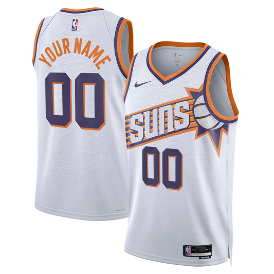 Unisex Phoenix Suns Nike White Swingman Custom Jersey product image 1