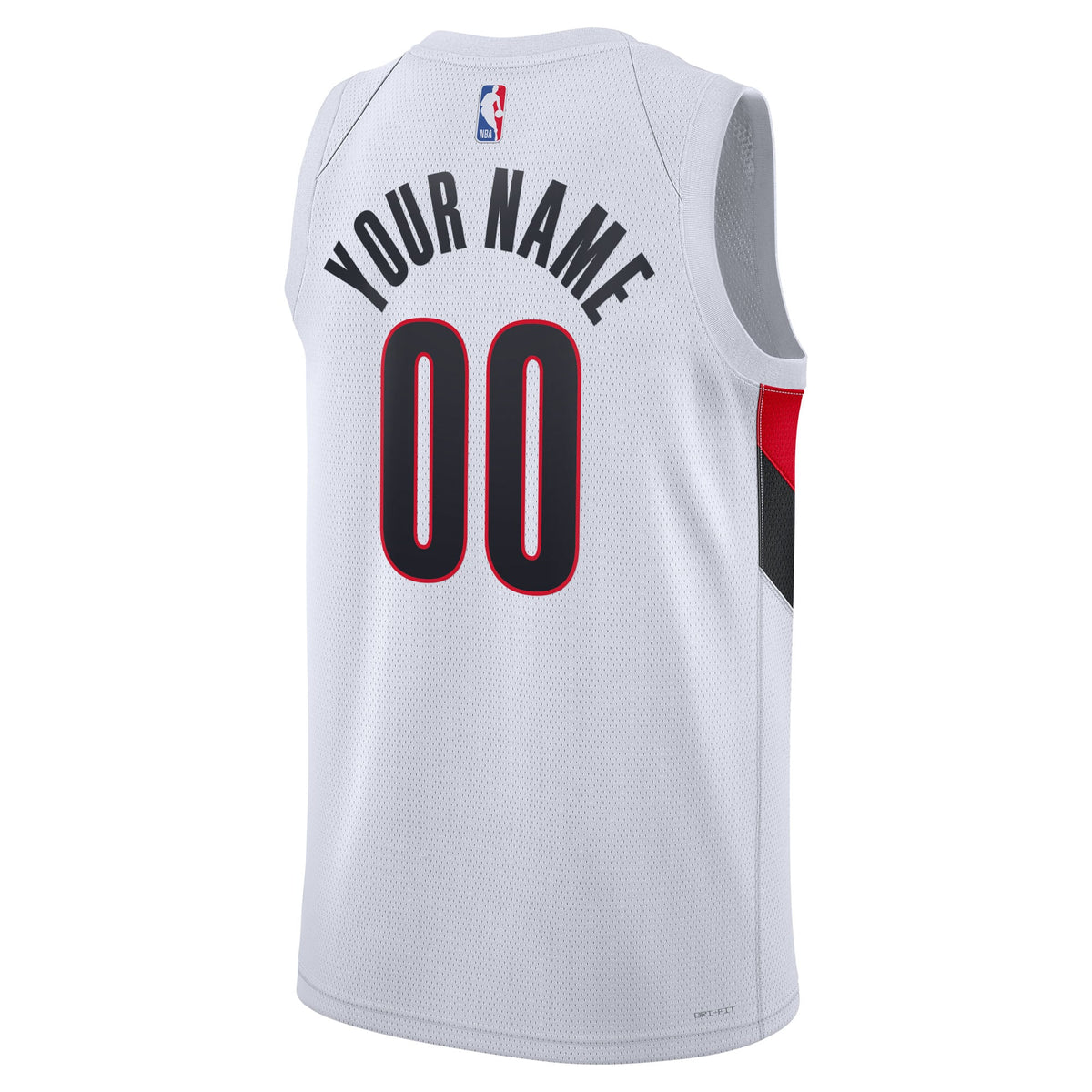 Unisex Portland Trail Blazers Nike White Swingman Custom product image 4