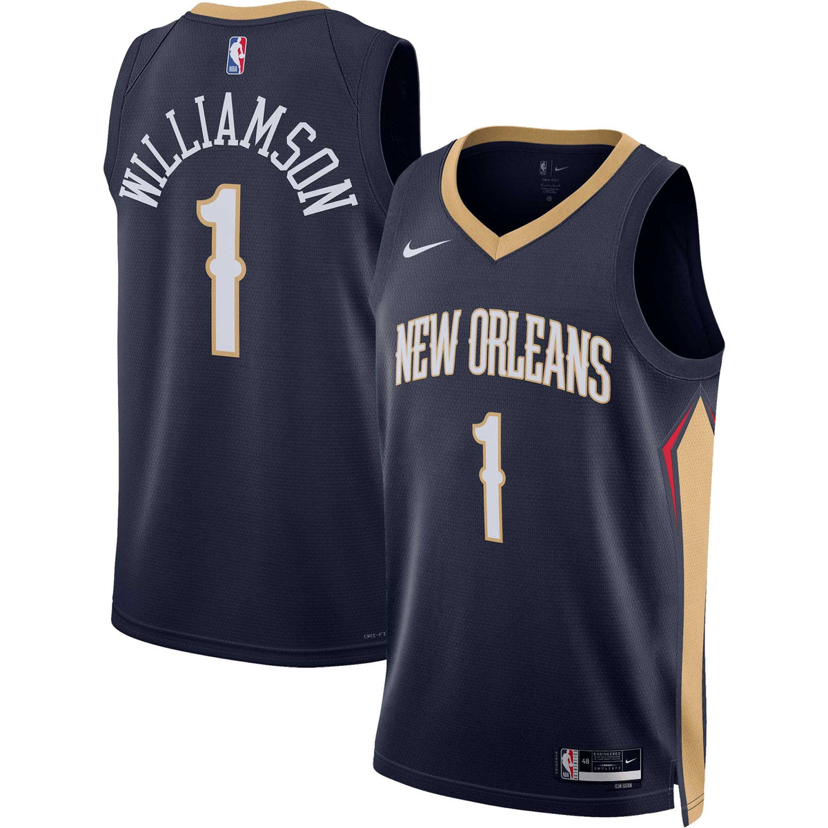 Unisex New Orleans Pelicans Zion Williamson Nike Navy product image 1