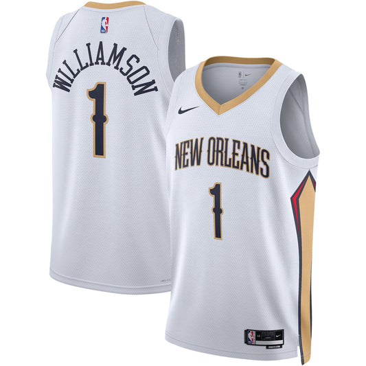 Unisex New Orleans Pelicans Zion Williamson Nike White product image 1
