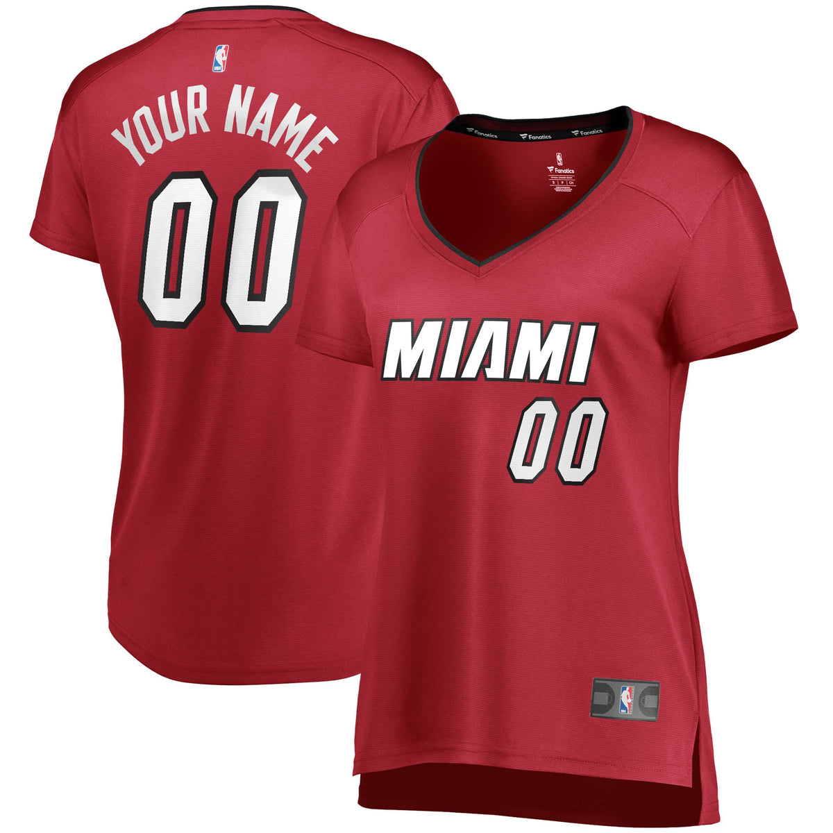 Women's Miami Heat Fanatics Wine Fast Break Replica Custom product image 1