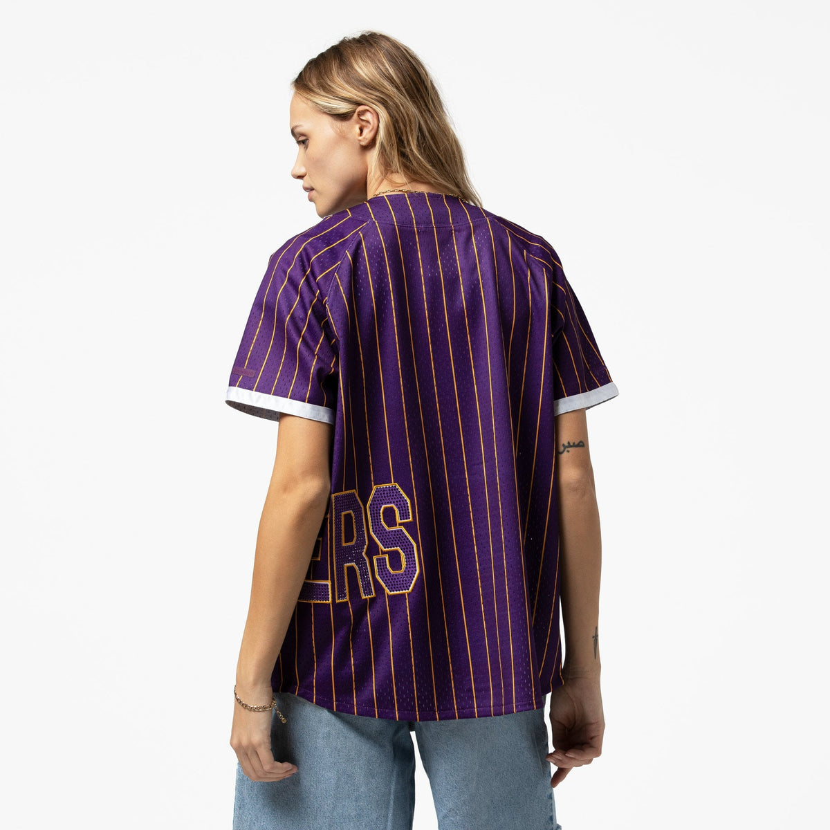 Women's Los Angeles Lakers Mitchell & Ness x DANNIJO Purple product image 11