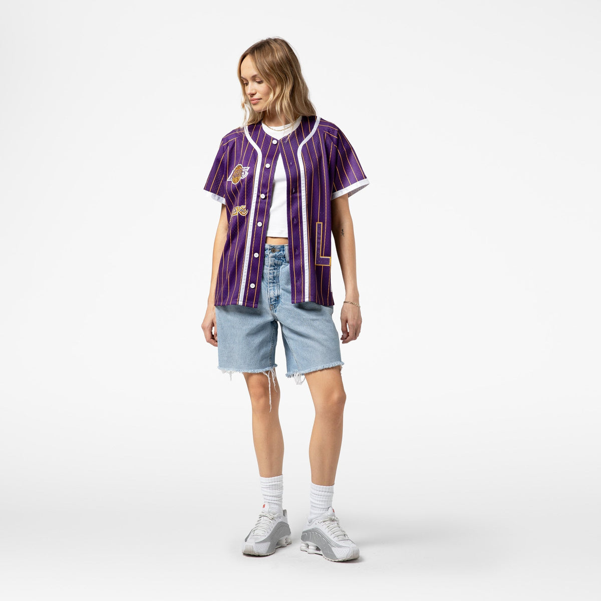 Women's Los Angeles Lakers Mitchell & Ness x DANNIJO Purple product image 9