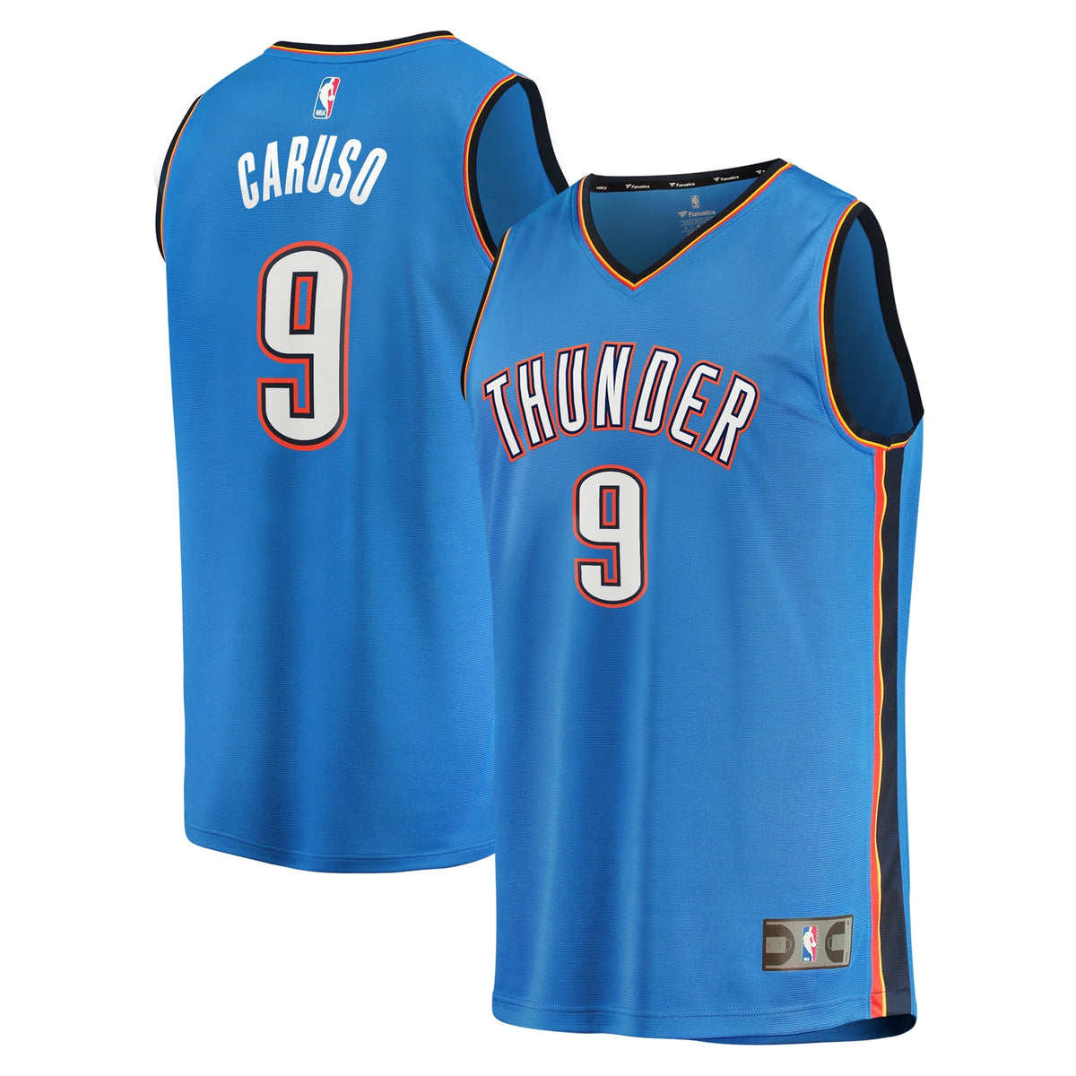 Youth Oklahoma City Thunder Alex Caruso Fanatics Blue Fast product image 2