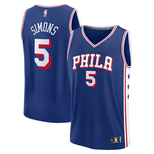 Youth Philadelphia 76ers Anfernee Simons Fanatics Royal product image 1