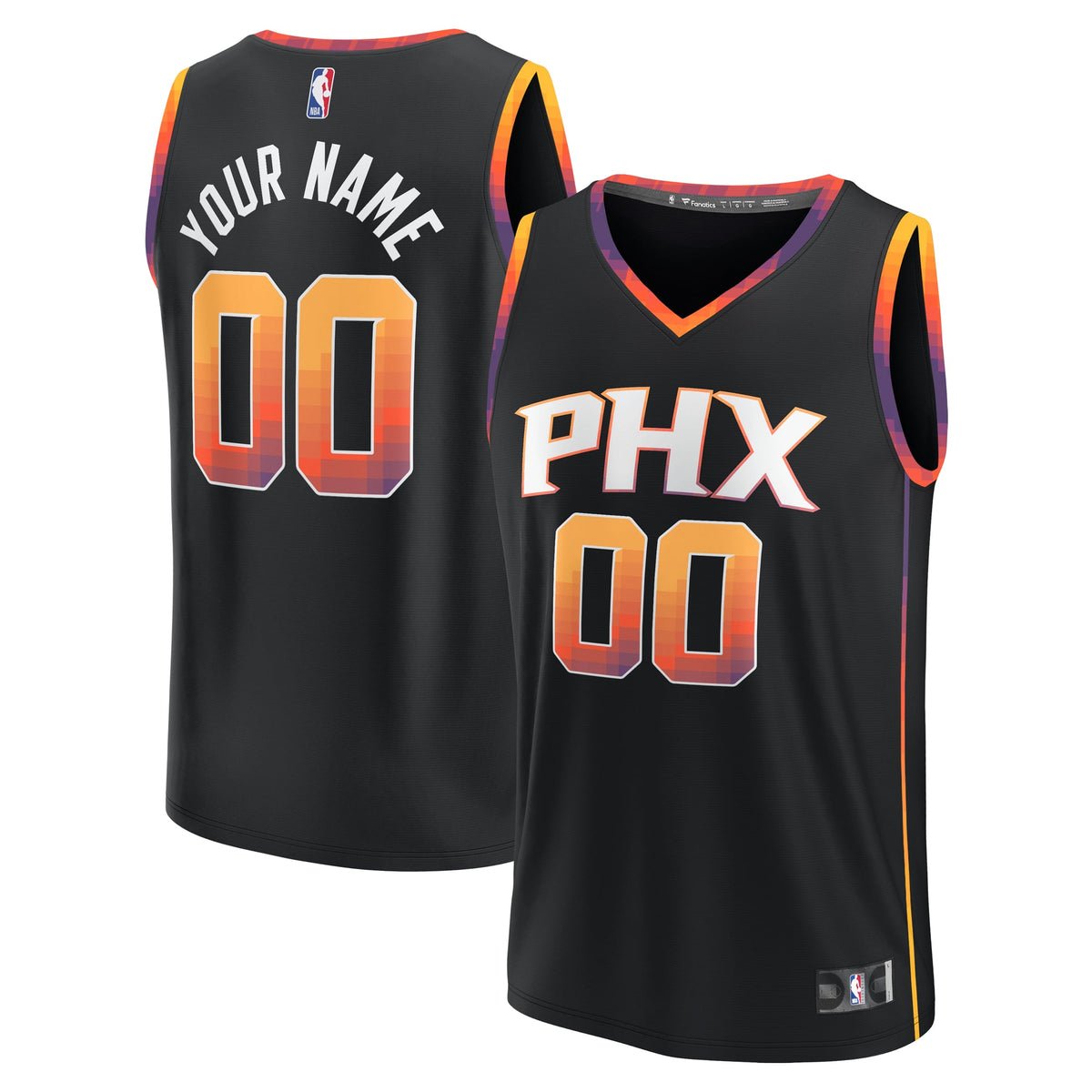 Youth Phoenix Suns Fanatics Black Fast Break Replica Custom product image 1